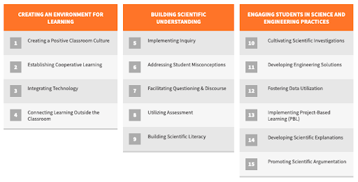 NCST Teacher Actions